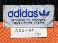 1970年代 1990年代に発売されたデサント製アディダスのサイズ表 旧jaspo規格